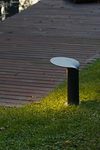 Lotus beacon in anthracite gray aluminum small model. Faro. 