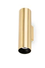 Golden cylindrical wall lamp Stan. Faro. 