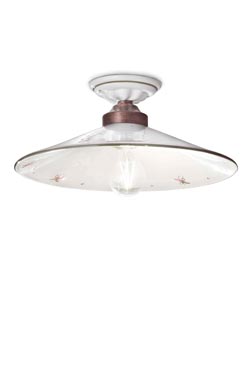 ASTI Ceramic ceiling light 35cm. Ferroluce Classic. 