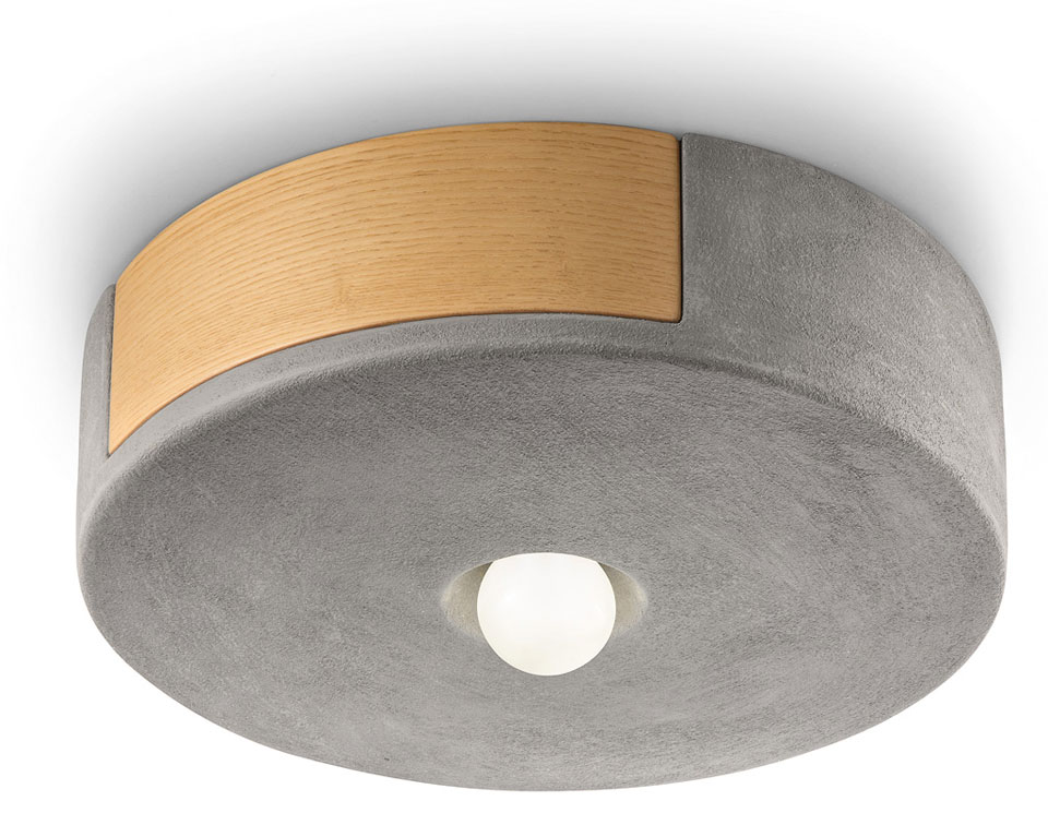 large grey ceiling light