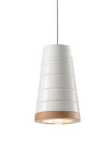 Mateca white bi-material pendant. Ferroluce. Mateca white bi-material pendant. Ferroluce.