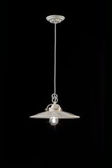 Retro pendant light C099 small white model. Ferroluce. 