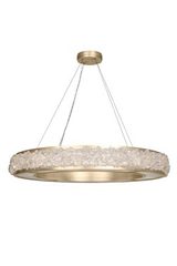 Grande suspension design anneau Artic Halo. Fine Art Lamps. 