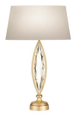 Lampe de table en forme de feuille Marquise. Fine Art Lamps. 