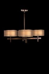 Quadralli suspension à quatre abat-jour cylindriques à double épaisseur. Fine Art Lamps. Quadralli suspension à quatre abat-jour cylindriques à double épaisseur. Fine Art Lamps.