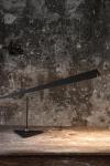 Berkeley matt black articulated geometric desk lamp. Gau Lighting. 