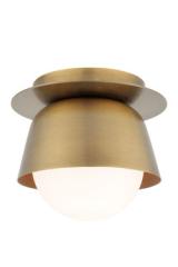 Petit plafonnier contemporain bronze Dusek. Gau Lighting. 