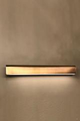 Greuze minimalist gold wall light 40cm . Gau Lighting. 