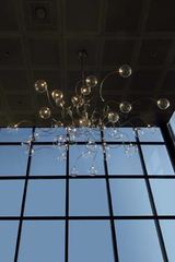 Big Bubbles lustre boules de verre 35 lumières transparent. Harco Loor. 
