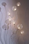Bubbles Lampadaire transparent 7 lumières. Harco Loor. 