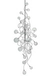 Bubbles Long 24-light chandelier in clear glass. Harco Loor. 