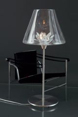 Grande lampe de table fleur de verre Flower. Harco Loor. 