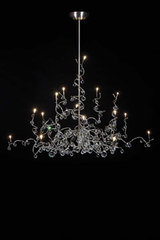 Lustre Chandelier 15  lumières Tiara Diamond. Harco Loor. 