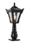 Black Victorian garden beacon Traditional. HARTE. 