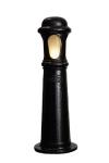 Gate Lodge medium cast iron garden beacon, black 70cm . HARTE. 