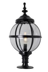 Outdoor lamp in cast iron and  clear ball Heritage. HARTE. 