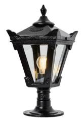 Small outdoor lamp in black cast iron Traditional. HARTE. 