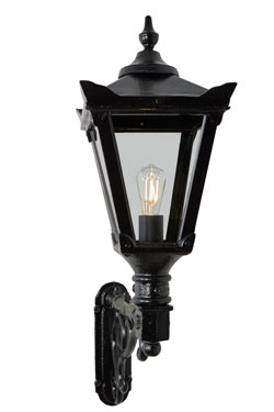 Large Victorian-style wall light in black cast iron Traditional. HARTE. 