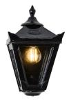 Small outdoor wall light in black cast iron Traditional. HARTE. 