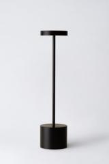 Black cordless lamp with LED light 34cm Luxciole. HISLE. Black cordless lamp with LED light 34cm Luxciole. HISLE.