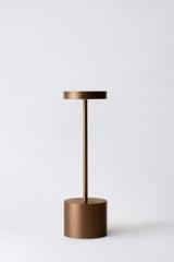 Portable aluminium lamp with bronze finish 26cm Luxciole. HISLE. Portable aluminium lamp with bronze finish 26cm Luxciole. HISLE.