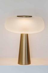 Belle-Ile gold aluminium design table lamp. HISLE. Belle-Ile gold aluminium design table lamp. HISLE.