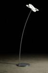 Supernova DW directional double floor lamp platinum finish. Holtkötter.  Supernova DW directional double floor lamp platinum finish. Holtkötter.
