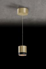 Aura black and gold pendant lamp. Holtkötter. 