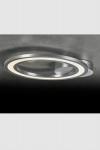 Plafonnier anneau argenté avec éclairage LED intégré Orbit. Holtkötter.  Plafonnier anneau argenté avec éclairage LED intégré Orbit. Holtkötter.