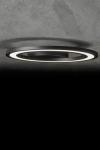 Plafonnier rond éclairage LED en métal noir mat Orbit. Holtkötter.  Plafonnier rond éclairage LED en métal noir mat Orbit. Holtkötter.