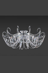 Large transparent ceiling light in Swarovski crystal SABIK. Italamp. Large transparent ceiling light in Swarovski crystal SABIK. Italamp.