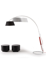 Dada contemporary floor lamp extensible, arch foot. Italamp. Dada contemporary floor lamp extensible, arch foot. Italamp.