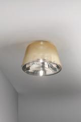 Leo golden blown glass recessed spotlight. Italamp. 