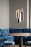 Plexiglas pendant lamp from the 60s. kdln. 