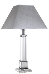 Grande lampe en verre optique Hylana Agp. Le Dauphin. Grande lampe en verre optique Hylana Agp. Le Dauphin.