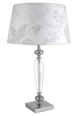 Lampe blanche en verre optique Horia AZ . Le Dauphin. Lampe blanche en verre optique Horia AZ . Le Dauphin.