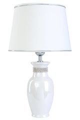 Lampe blanche nacrée en céramique Laura . Le Dauphin. Lampe blanche nacrée en céramique Laura . Le Dauphin.