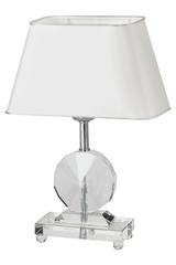 Lampe de table en verre transparent Diem. Le Dauphin. Lampe de table en verre transparent Diem. Le Dauphin.