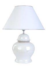 Lampe en céramique blanche Rivierana . Le Dauphin. Lampe en céramique blanche Rivierana . Le Dauphin.