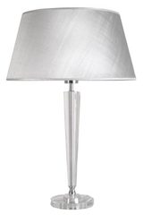 Lampe en verre optique et gris argent Henola AG e . Le Dauphin. Lampe en verre optique et gris argent Henola AG e . Le Dauphin.