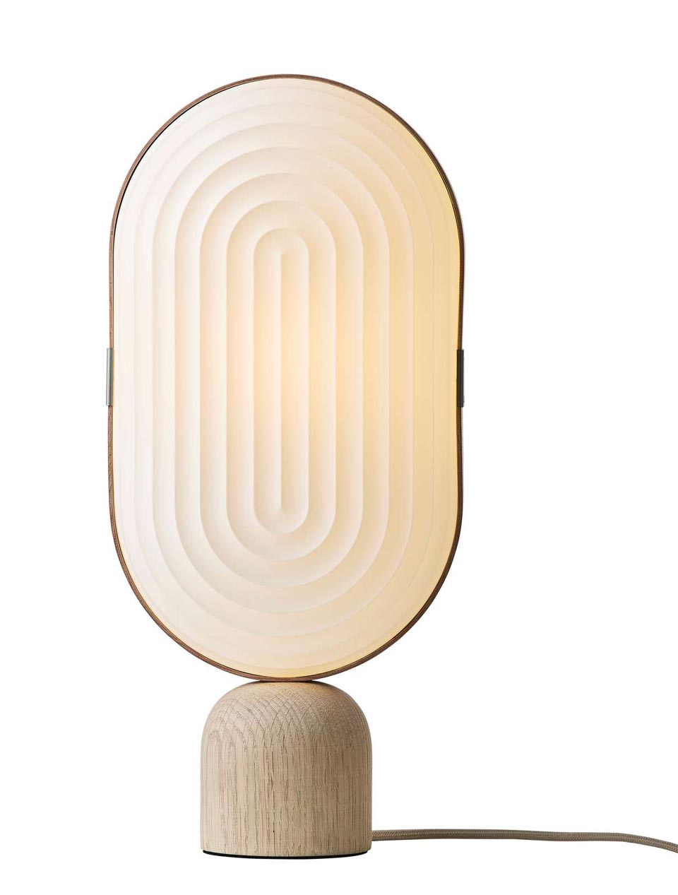 Arc Nordi lampe de table design Scandinave chêne blanc. Le Klint. 