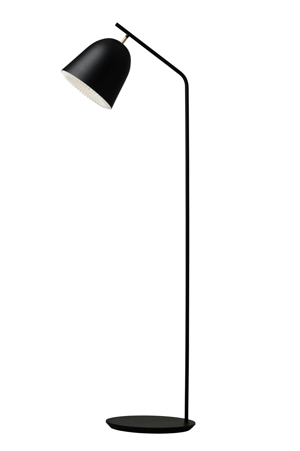 Cache lampadaire en cloche noire: Le Klint, design scandinave