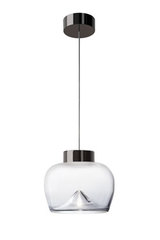 Aella bold suspension design année 70 verre fumé blanc et métal canon de fusil. Leucos. Aella bold suspension design année 70 verre fumé blanc et métal canon de fusil. Leucos.