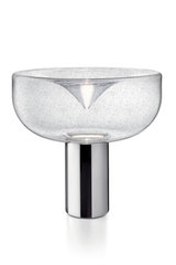 Lampe de table année 70 Aella en verre antique bullé grand modèle. Leucos. Lampe de table année 70 Aella en verre antique bullé grand modèle. Leucos.