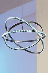Dione 800 LED suspension en acier brossé. Licht Im Raum. Dione 800 LED suspension en acier brossé. Licht Im Raum.