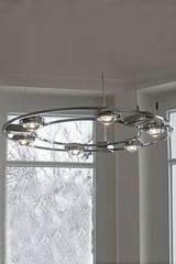 Ocular 800 suspension en acier poli brillant. Licht Im Raum. Ocular 800 suspension en acier poli brillant. Licht Im Raum.