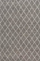Tapis losanges blanc sur fond gris 140x200cm. Ligne Pure. Tapis losanges blanc sur fond gris 140x200cm. Ligne Pure.
