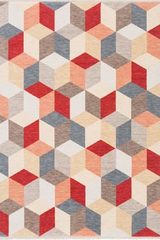 Tapis Love motif Cube inspiration Bauhaus - 140x195cm. Ligne Pure. Tapis Love motif Cube inspiration Bauhaus - 140x195cm. Ligne Pure.