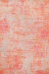 Tapis Reflect motifs corail et orange sur fond gris - 60x120cm. Ligne Pure. Tapis Reflect motifs corail et orange sur fond gris - 60x120cm. Ligne Pure.