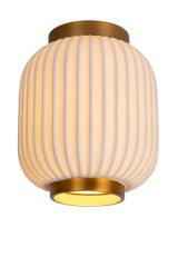 Plafonnier en lampion de porcelaine blanche Gosse. Lucide. Plafonnier en lampion de porcelaine blanche Gosse. Lucide.